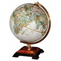 National Geographic 12" Bingham Desk Globe w/ 2 Tone Wood Base